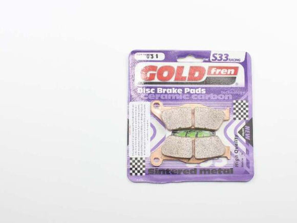 Brake Pads Racing Ceramic Carbon Goldfren S33-031  (EBC FA181)
