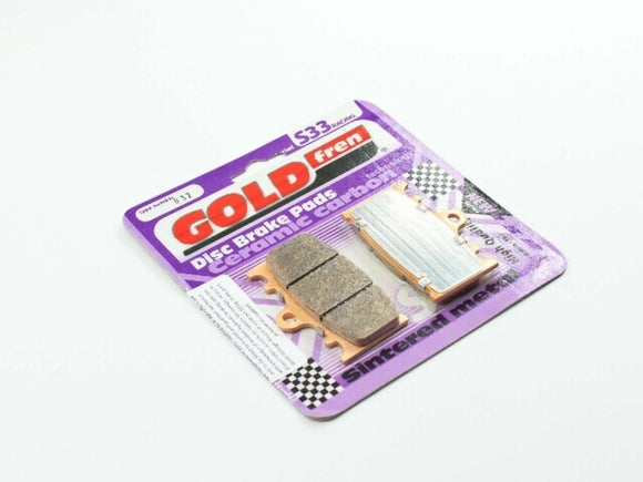 Brake Pads Racing Ceramic Carbon Goldfren S33-032  (EBC FA158)