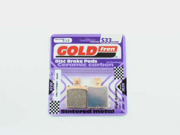 Brake Pads Racing Ceramic Carbon Goldfren S33-038  (EBC FA47)