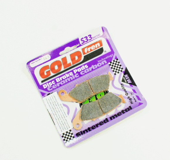 Brake Pads Racing Ceramic Carbon Goldfren S33-041  (EBC FA185)