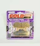 Brake Pads Racing Ceramic Carbon Goldfren S33-049  (EBC FA69/2)-2