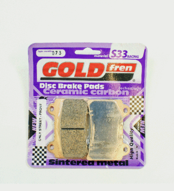 Brake Pads Racing Ceramic Carbon Goldfren S33-073  (EBC FA123)