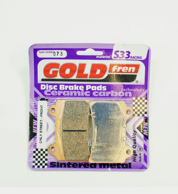 Brake Pads Racing Ceramic Carbon Goldfren S33-073  (EBC FA123) - 0