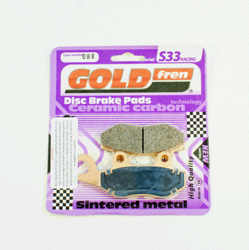 Brake Pads Racing Ceramic Carbon Goldfren S33-088  (EBC FA215/2 FA165/2)