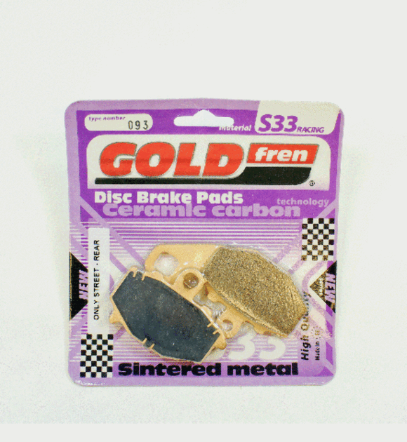 Brake Pads Racing Ceramic Carbon Goldfren S33-093  (EBC FA192)