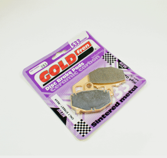 Brake Pads Racing Ceramic Carbon Goldfren S33-093  (EBC FA192)