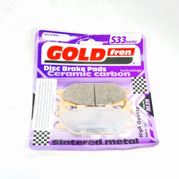 Brake Pads Racing Ceramic Carbon Goldfren S33-099  (EBC FA199)