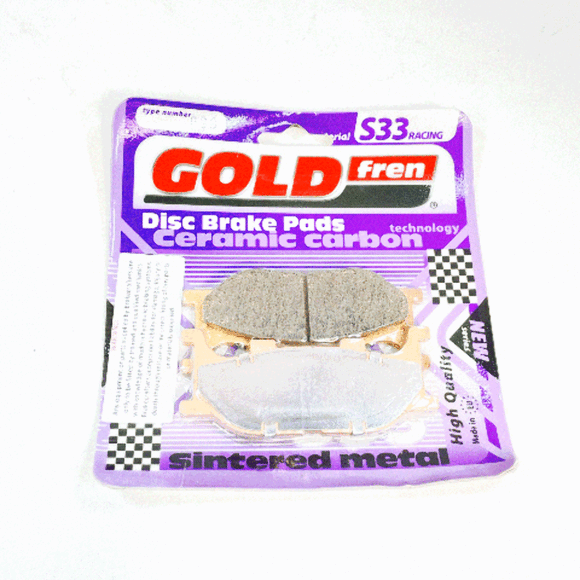 Brake Pads Racing Ceramic Carbon Goldfren S33-099  (EBC FA199)