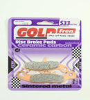 Brake Pads Racing Ceramic Carbon Goldfren S33-108  (EBC FA258)-2