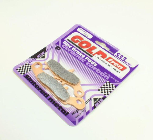 Brake Pads Racing Ceramic Carbon Goldfren S33-108  (EBC FA258)
