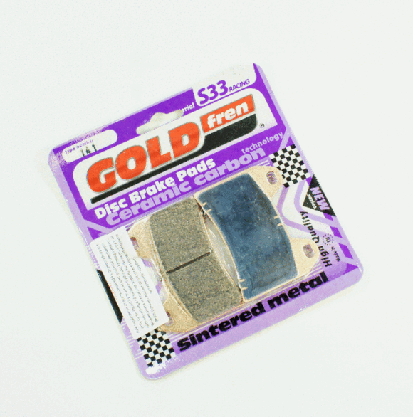 Brake Pads Racing Ceramic Carbon Goldfren S33-141  (EBC FA244HH)