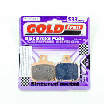 Brake Pads Racing Ceramic Carbon Goldfren S33-152  (EBC FA266)