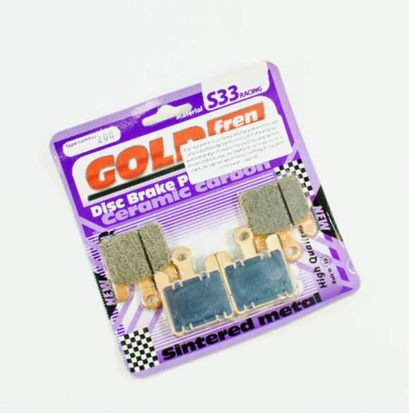Brake Pads Racing Ceramic Carbon Goldfren S33-200  (EBC FA369/4HH)