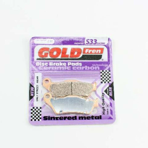 Brake Pads Racing Ceramic Carbon Goldfren S33-292  (EBC FA363)