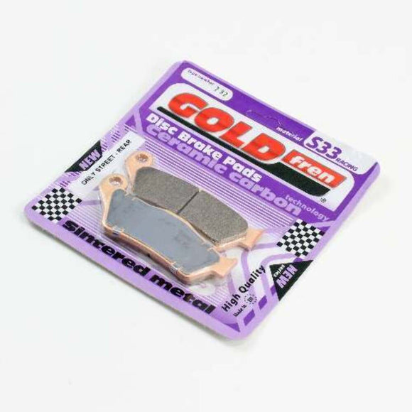 Brake Pads Racing Ceramic Carbon Goldfren S33-292  (EBC FA363)