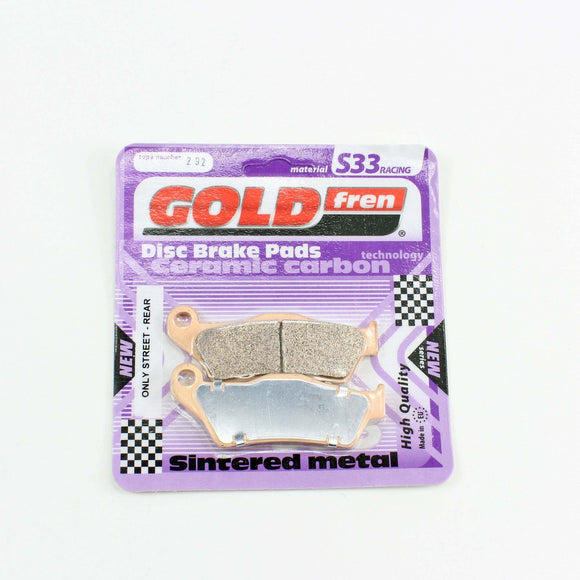 Brake Pads Racing Ceramic Carbon Goldfren S33-292  (EBC FA363)