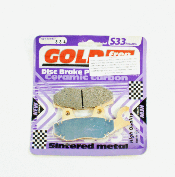 Brake Pads Racing Ceramic Carbon Goldfren S33-334  (EBC FA228HH)