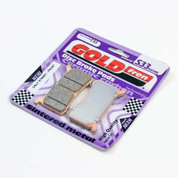Brake Pads Racing Ceramic Carbon Goldfren S33-386  (EBC FA700HH)