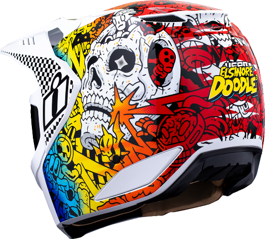ICON Elsinore Helmet Doodle 3