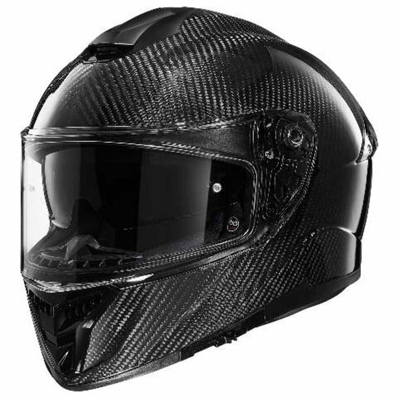 ILM Motorcycle Full Face Helmet 861C: Carbon Black - Lightweight, Carbon Fiber, Dual Visor - DOT Certified