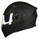 ILM Motorcycle Dual Visor Flip-Up Modular Full Face Helmet-6