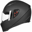 ILM Full Face Motorcycle Street Bike Helmet with Neck Scarf + 2 Visors JK313-2