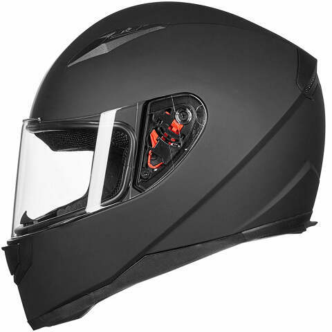 ILM Full Face Motorcycle Street Bike Helmet with Neck Scarf + 2 Visors JK313