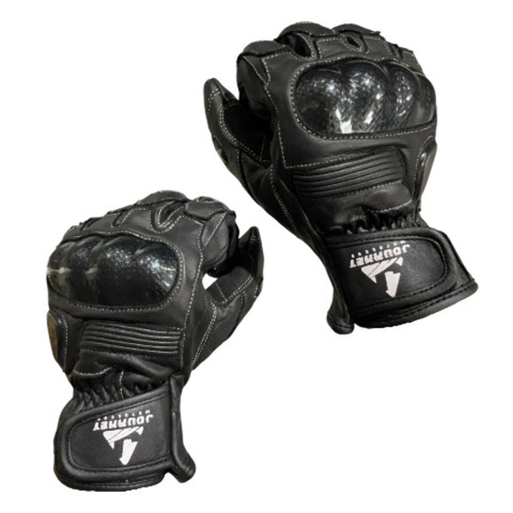 Journey Tech-Max Premium Leather Men's Breathable Touchscreen Motorcycle Gloves