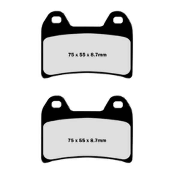 Lyndall Brakes Z Plus Brake Pads Aprilia Ducati Moto Guzzi BMW (EBC 244)