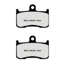 Lyndall Brakes 7175 Z Plus Brake Pads (EBC FA347)-2