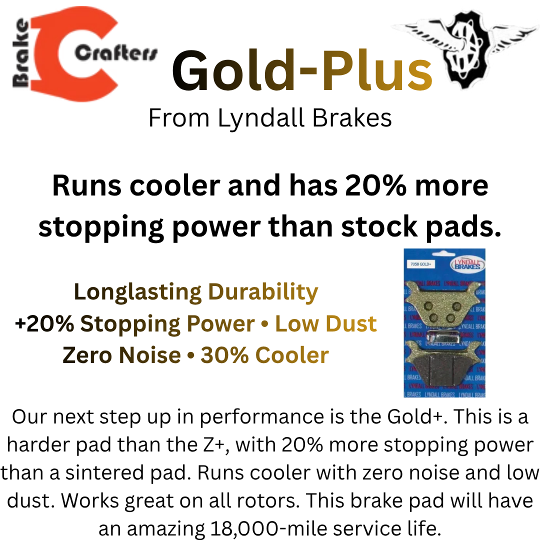 Lyndall Racing X-Treme Brake Pads 7059-X Front Harley Davidson