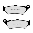 Lyndall Brakes 7230 Z+ Brake Pads Rear (EBC FA209/2)-2