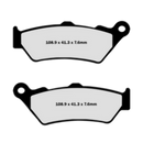Lyndall Brakes 7230 Z+ Brake Pads Rear (EBC FA209/2)-2