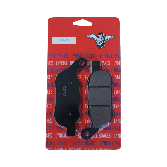 Lyndall Brakes Z Plus Brake Pads Rear #7257-Z+ Harley Davidson (EBC 458)