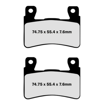 Lyndall Racing X-Treme Brake Pads 8181-X Rear Harley Davidson (EBC FA296) - 0