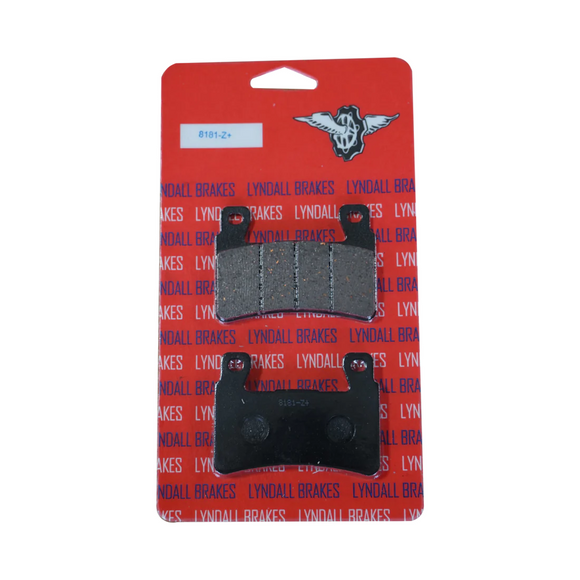 Lyndall Brakes Z Plus Brake Pads Rear #8181-Z+ Harley Davidson (EBC 296)