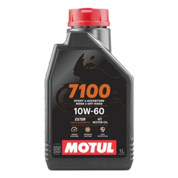 Motul 7100 10W60 100% Synthetic Motor Oil - 1 Liter 104100