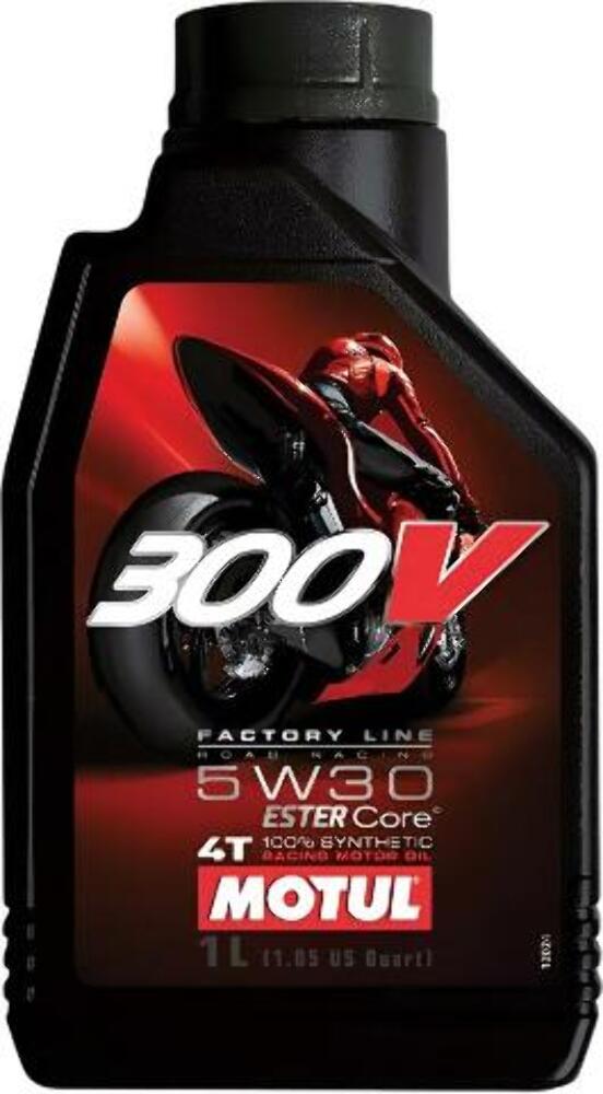 Motul 300V 5W30 100% Synthetic Motor Oil - 1 Liter 104108