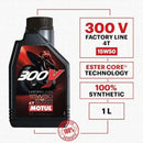 Motul 300V 15W50 100% Synthetic Motor Oil-3