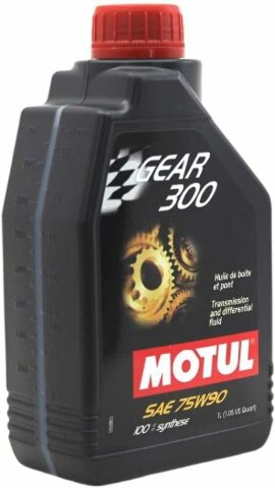 Motul Gear 300 75W90 100% Ester Synthetic Gear Oil - 1 Liter 105777 317811