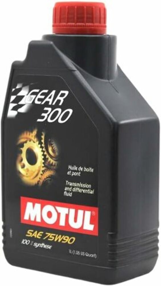 Motul Gear 300 75W90 100% Ester Synthetic Gear Oil - 1 Liter 105777 317811