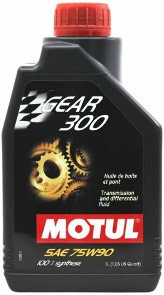 Motul Gear 300 75W90 100% Ester Synthetic Gear Oil - 1 Liter 105777 317811