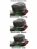 Nelson-Rigg Commuter Touring Tail/Seat Bag Black-3