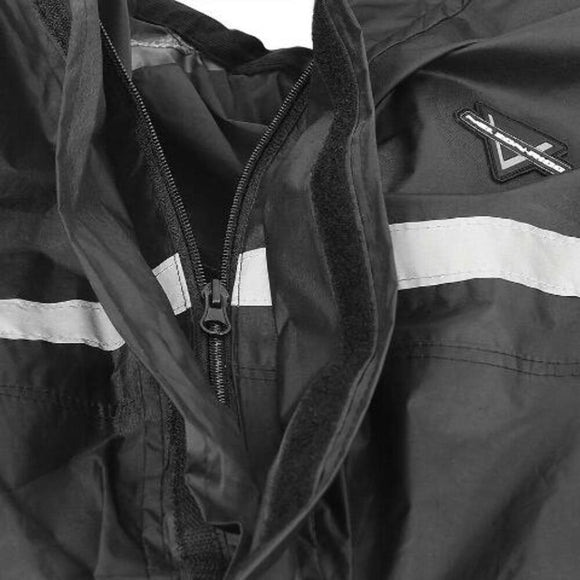 Nelson-Rigg Rain Suit Stormrider - Two Piece Jacket & Pants - Black - Waterproof