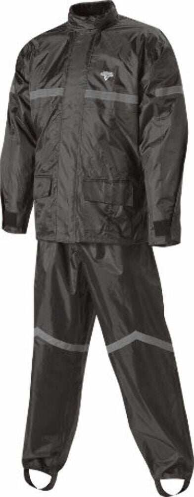 Nelson-Rigg Rain Suit Stormrider - Two Piece Jacket & Pants - Black - Waterproof