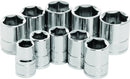 Performance Tool Metric Socket Set Shallow - 10 Pc 3/8"-2