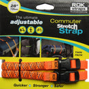 Rok Straps Adjustable Commuter Stretch Strap Twin Pack - 28" length-3