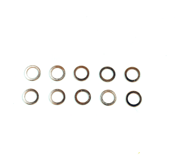 Copper Crush Washers-Honda Kawasaki Suzuki Yamaha Triumph Ducati BMW Pack of 10