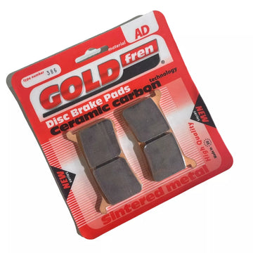 Goldfren Brake Pads AD-386: 1 Pair for select Honda CBR1000RR Ceramic Carbon - 0