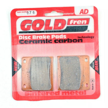 GOLDfren Brake Pads AD-076: 1 Pair for Rear Ceramic Carbon